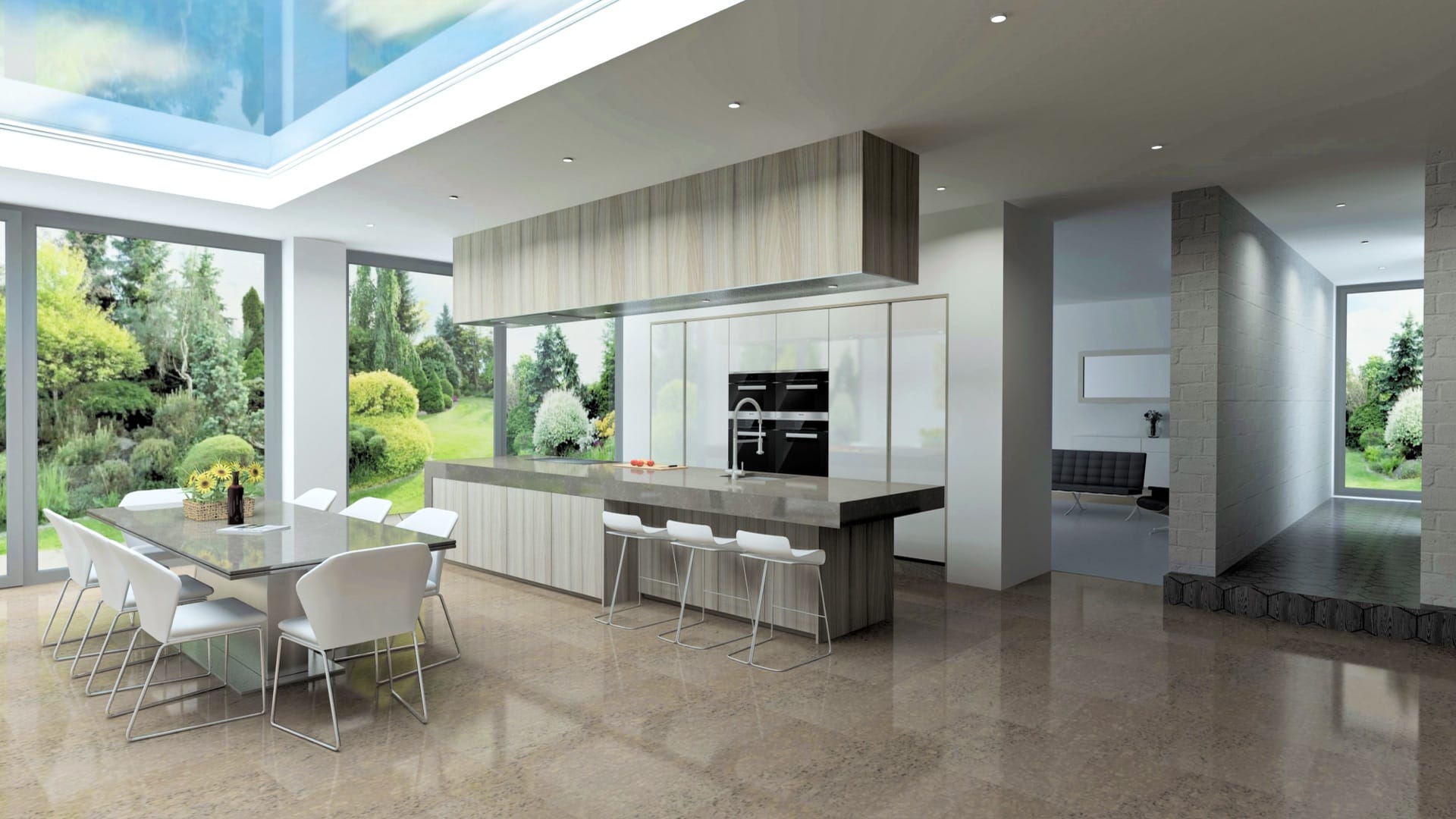 Shorewood and White kitchen by Chris Mitchell