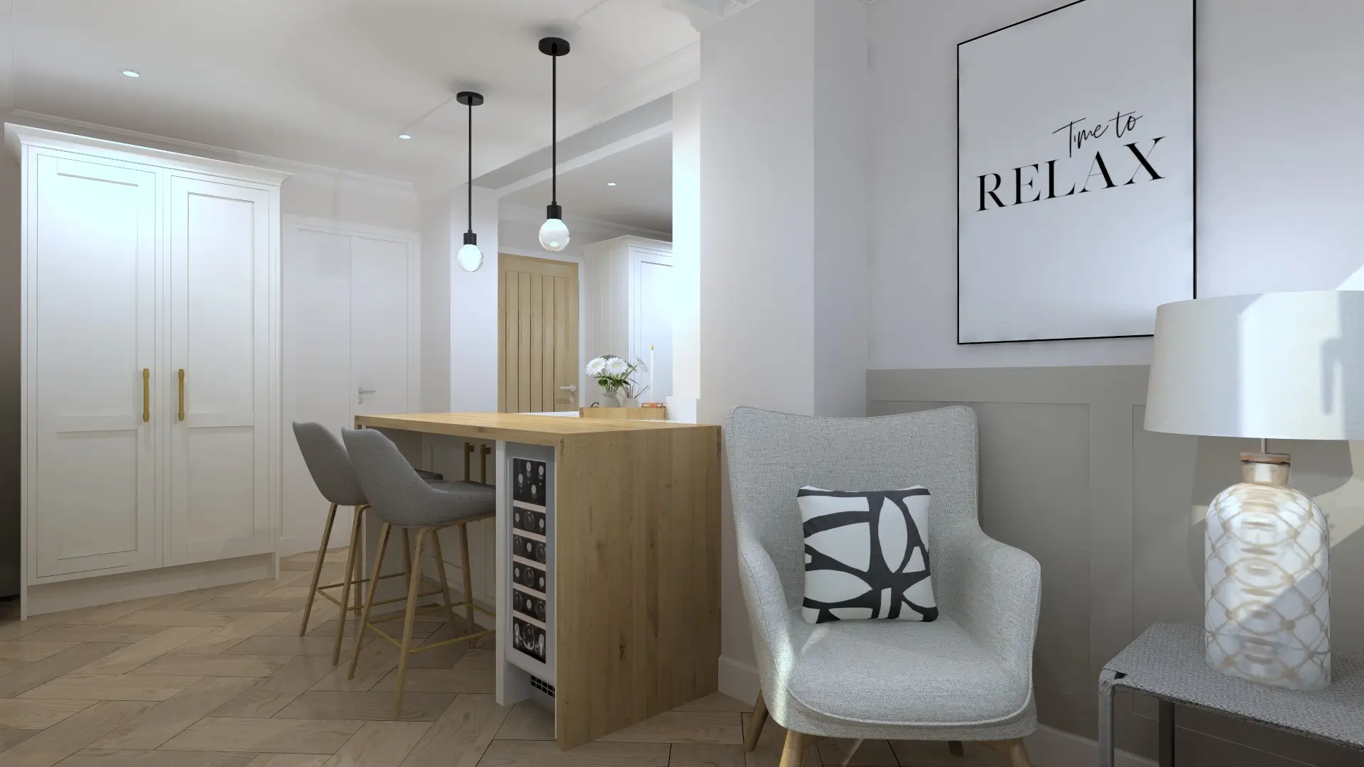 Abbie & Cal kitchen detail, by Faye Newman