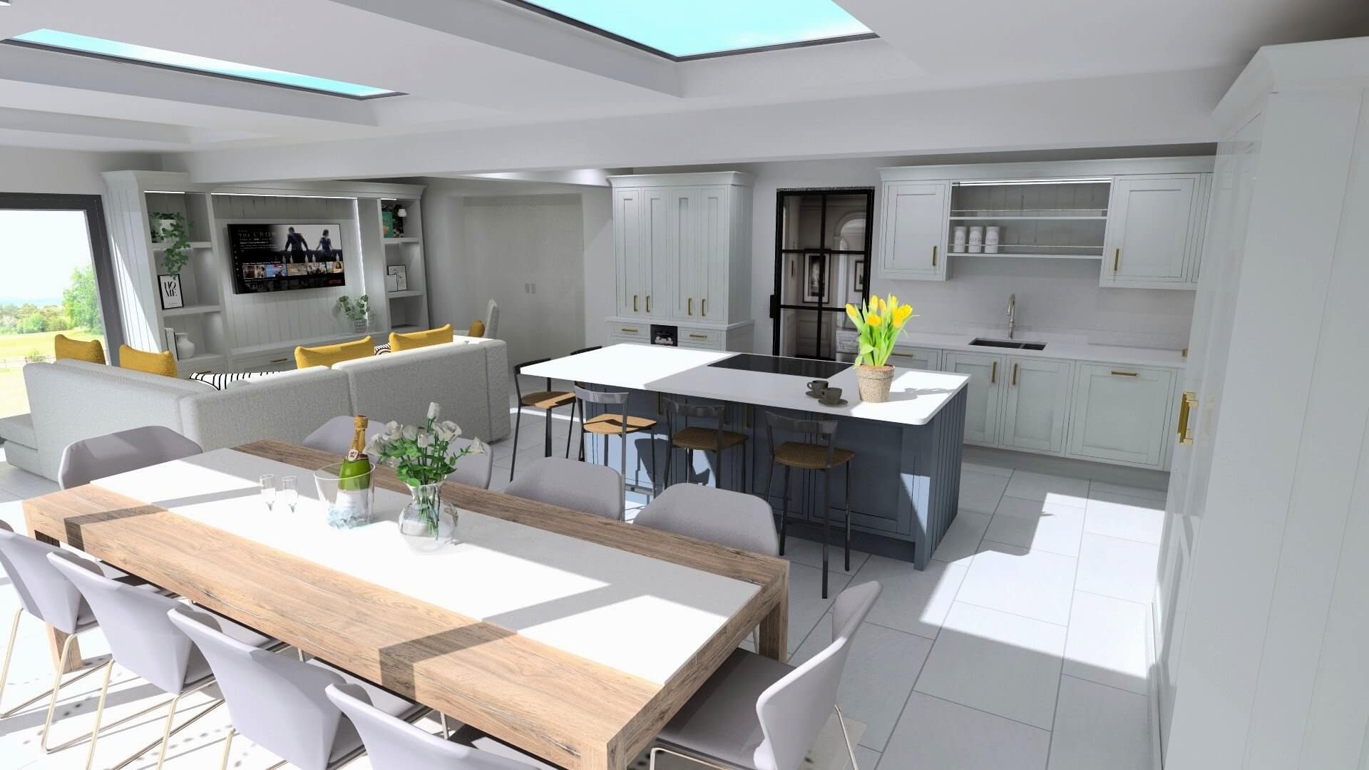 Millership kitchen, by Faye Newman