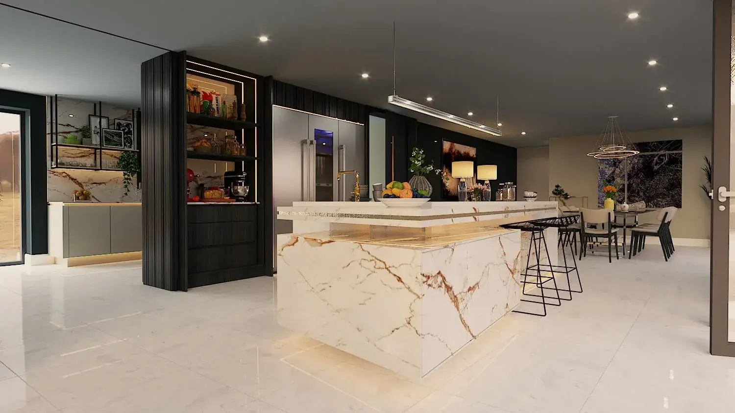 Luxury kitchen study by Darren Morgan