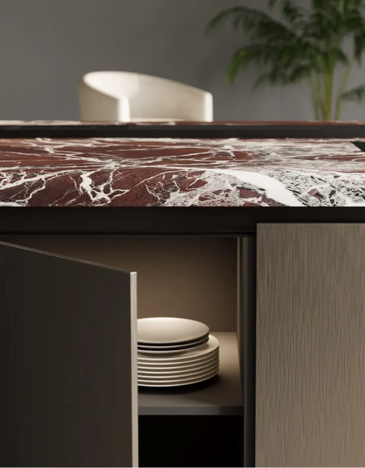 Faye Newman in-frame kitchen detail