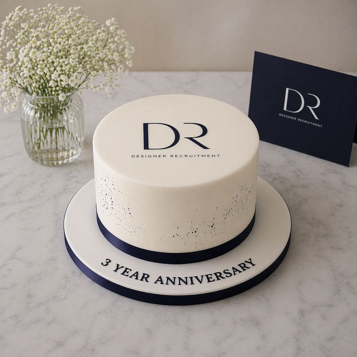 Designer Recruitment 3-year anniversary cake